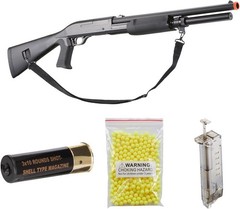 Reliable Airsoft Shotgun with Metal Frame and Polymer Components for Durability
