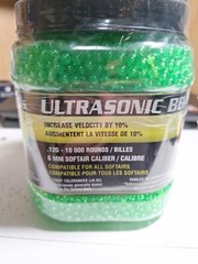 CyberGun ULTRASONIC BBs .12G – 10,000 Rounds 6MM Softair Caliber #77993 NIP NEW