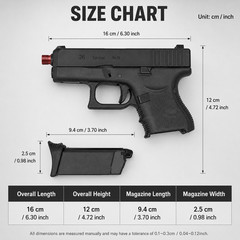 WE 26 Type3 Style Airsoft 6mm GBB Full Metal Pistol Semi Auto