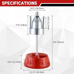 Portable Wheel Balancer with Heavy Duty Hubs | Tire Balancer Machine with Bub…