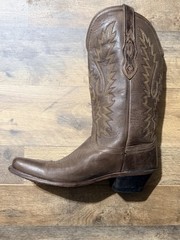 Old West LF1534 Brown Leather Western Equestrian Boots Size 7.5