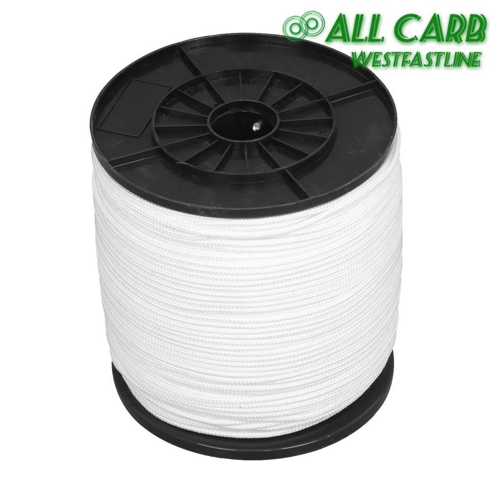 3/8in × 500ft Nylon Solid Braid Rope High UV Abrasion Resistance Industrial