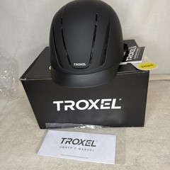 Troxel Spirit MIPS Horse Riding Helmet Black Duratec Medium 22″-23 1/8″