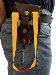 Professional Hunting Slingshot Kit w/ Holster, Sight, Level, Steel Ammo