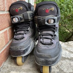 Vintage Pat Lennen K2 Aggressive Inline Skates Blades Skate US Mens 7