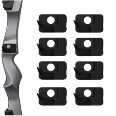 8-Pack Self-Adhesive Plastic Arrow Rest, Arrow Rest for Recurve & Compound Bo…