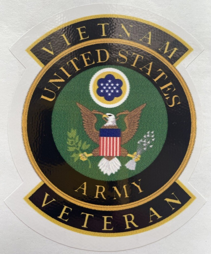 US Army Vietnam Veteran Sticker Waterproof D1070
