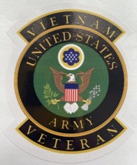 US Army Vietnam Veteran Sticker Waterproof D1070