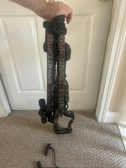 Barnett Whitetail Hunter STR Camo Crossbow w/ Scope, Cocking Rope & 2 Bolts
