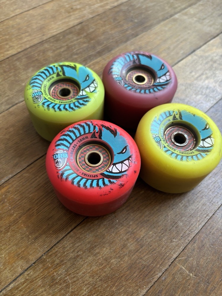 Spitfire 80 HD Chargers 58mm Multicolor Soft Cruiser Skateboard Wheels