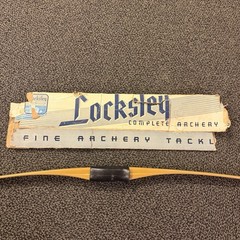 Vintage Locksley 20 lb Fiberglass Youth Recurve Bow ~60″ 1950s-60s