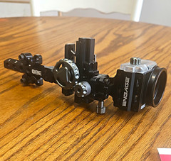 CBE Engage Archery Compound Bow Sight Kit w/ Scope Housing, Black