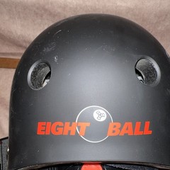 Triple Eight Skateboard Bike Youth 8+ Helmet (Black) Eight Ball (20.5-22”) NB1