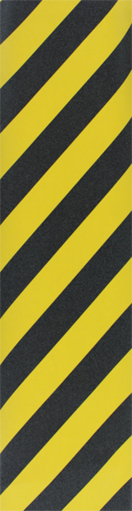 Jessup Skateboard Grip Tape Single Sheet Black Yellow Stripe 9″ x 33″
