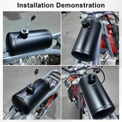 10 x 4.5″ Aluminum Welding Gas Fuel Tank Cylinder Fit Predator 212cc 196cc 6.5HP