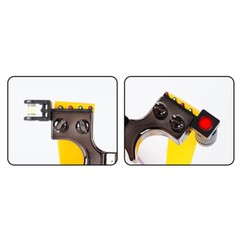 US 1-2 Pack Hunting Catapult Slingshot Adjustable Survival Laser Sight Aim Point