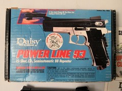 Daisy Power Line 93 Co2 BB Pistol – Fully Functional – Box and Manual