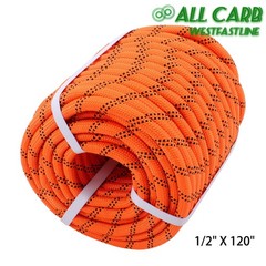 1/2 in×120′ 48 Stranded Braided Rope Breaking Strength 5174 Pounds Hiking Swing