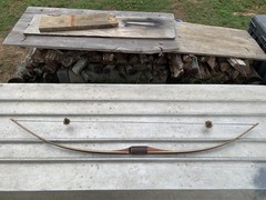 Excellent MARTIN ML 10 Long Bow Custom wrapped Handle 60# at 28″ length 68″