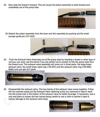 Crosman 760 – Self Cocking – Handbook – Rebuilders Guide – Variants 1-4