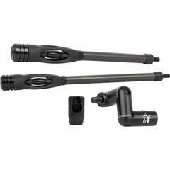 Trophy Ridge Seismic Stabilizer Combo 12.10 Black 12 in./10 in.