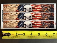 Patriotic USA Arrow Wraps – American Flag Punisher Design – Set of 12 Wraps-IBEX