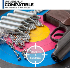 20Pcs 12 Gram Co2 Cartridges Non-Threaded, CO2 Cartridges BB Gun, CO2 BB Pistol,