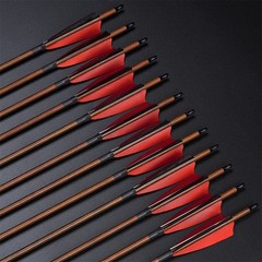 Archery 54″ Traditional Recurve 20-70lbs Handmade Long Bow Hunting Shooting RH