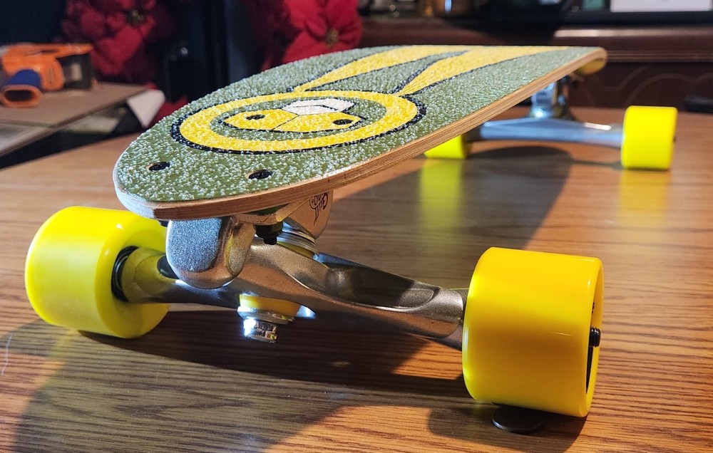 G&S Swiss Made High Camber Fibreflex Slalom Competition Skateboard NOS 2002 RARE