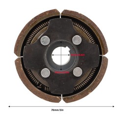 76mm Slotted Metal Alloy Clutch Flyweight For 4Stroke Motorized Gas Engine
