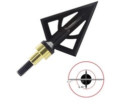 Broadheads Fixed Blade One-pc 100/125 Grain 1″ Cut Hunting Crossbow Arrowtip
