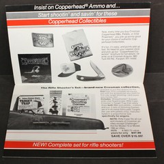 Accessories for Crosman Airgun, Decal, Service,& Copperhead 4 Fold-out Brochures
