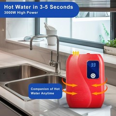 Corded Electric Mini Water, Instant On Demand Hot Water Heater, Under Sink Pl…
