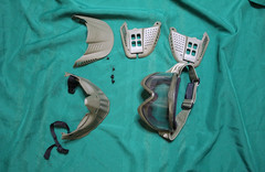 Jt pro shield olive mask paintball used rare hard to find older (2)