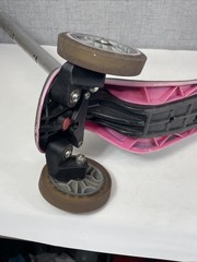 Vintage Globber Adjustable Pink Small Kick Scooter Solid Well Made Used
