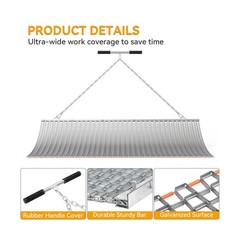 YINTATECH 3’x 6′ Heavy Duty Field Drag Mat for Baseball & Softball, Landscape…