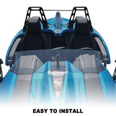 Front Windshield for Polaris Slingshot, Durable PC Dustproof Scratch Resistan…