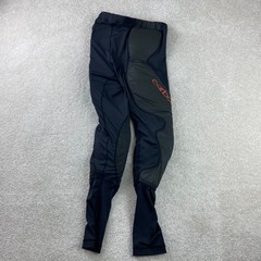 Carbon SC Paintball Padded Compression Pants Men Small Black Orange Protective