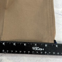 Irideon Riding Wear Womens Riding Pants L Tan Bootcut 2 Snap Zip 34×32 Pockets