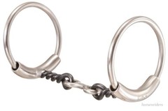 Snaffle Bit – Twisted Wire – Dogbone Style – No Pinch – 5 Inch Mouth