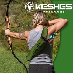 Ergonomic Archery Quiver with Adjustable Strap – Perfect for Hunting or Targets