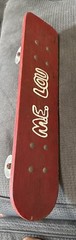 1950s-60s VINTAGE VTG ROLLER DERBY TYPE SKATEBOARD STEEL WHEELS TRUCKS 19 INCHES