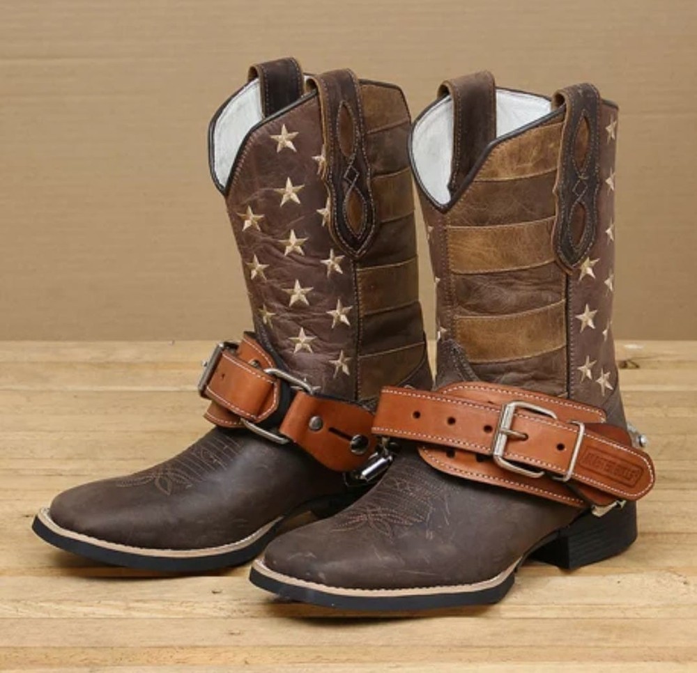 Adult Leather Spur Strap v2.0 – 1 1/4″ x 11″ – EPT Bull Ropes Brand