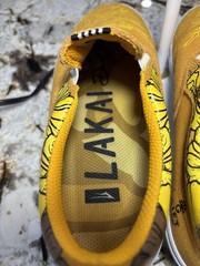 Lakai Yellow Floral Pattern Slip-On Skateboarding Shoes Floral Skate Shoes