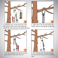 Tree Climbing Cambium Saver Arborist Friction Saver – Retrievable Anchor Loop…
