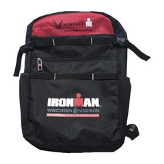 Ironman Triathlon 2023 Vinfast North America Series 20” in Black Red Backpack
