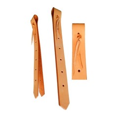 Premium Classic Brown or Black Leather 18 inch Off Billet for Saddle 2 Ply