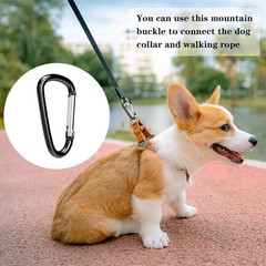 Heavy Duty Aluminum Carabiners 3″ 100-Pack