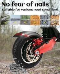 10 Inch Scooter Tire 60/70-6.5 10×2.5 Solid Tire Fit for Segway Ninebot Max G…