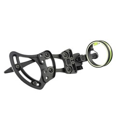 Archery Compound Bow Sight 1 Pin Professional Bow Sight Light Micro Adjustable ]